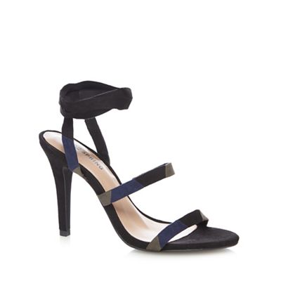 Call It Spring Navy 'Kedilawen' high lace up sandals